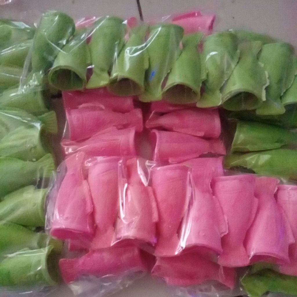 Cone es krim isi 10 pcs/1 bungkus ukuran ikan