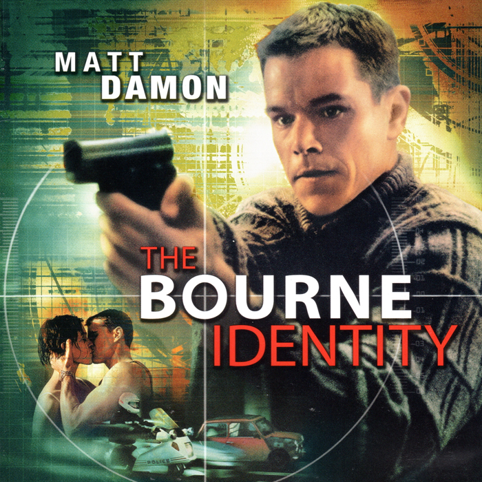 kaset DVD film barat The Bourne Identity (2002)