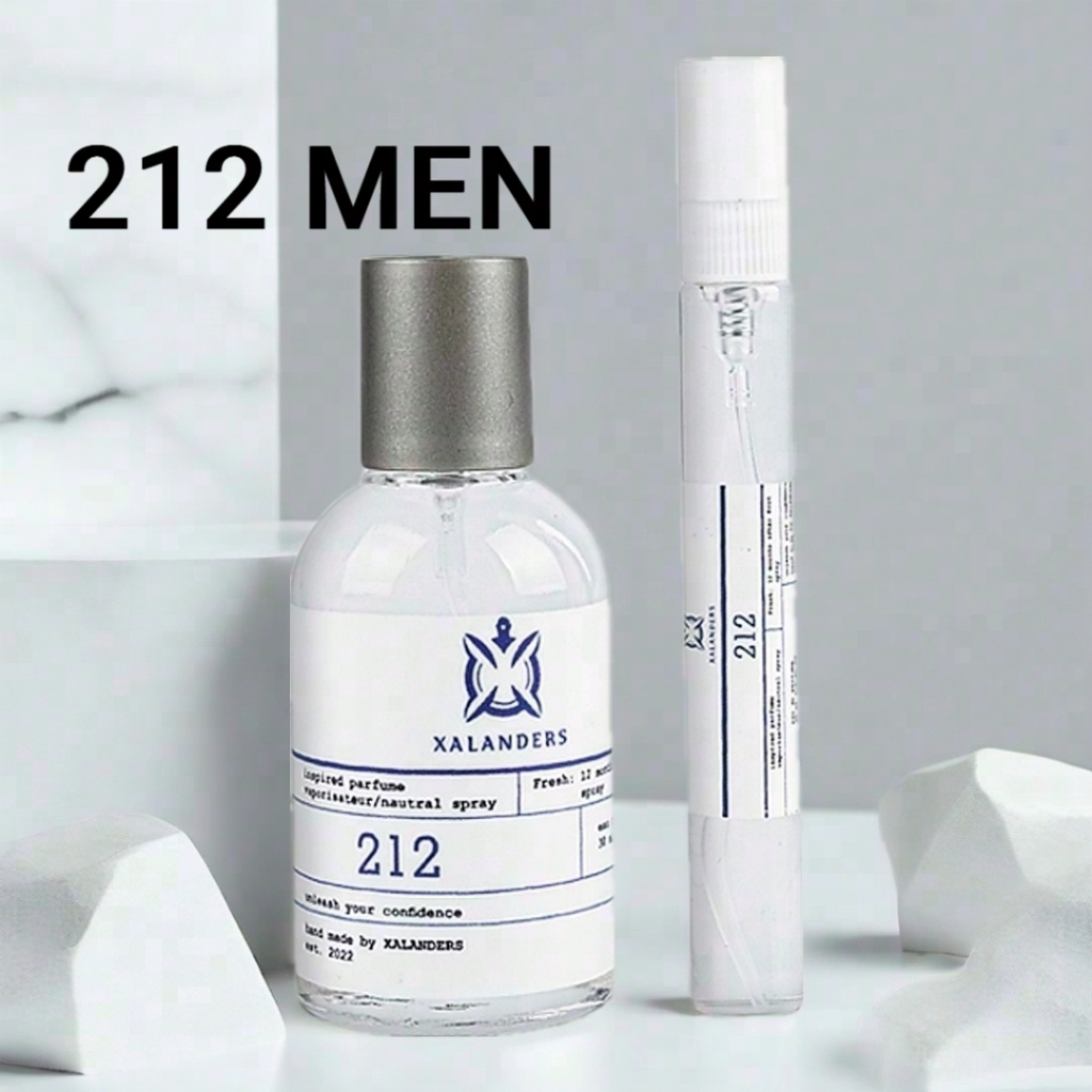 XALANDERS - Parfum Pria 212 MEN [N Y C] kwalitas SUPER VIP BLACK NYC EDP ORIGINAL PARFUM PRIA 212 VI