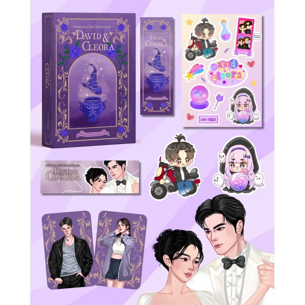 Buku Novel David & Cleora: Reinkarnasi dan Transmigrasi