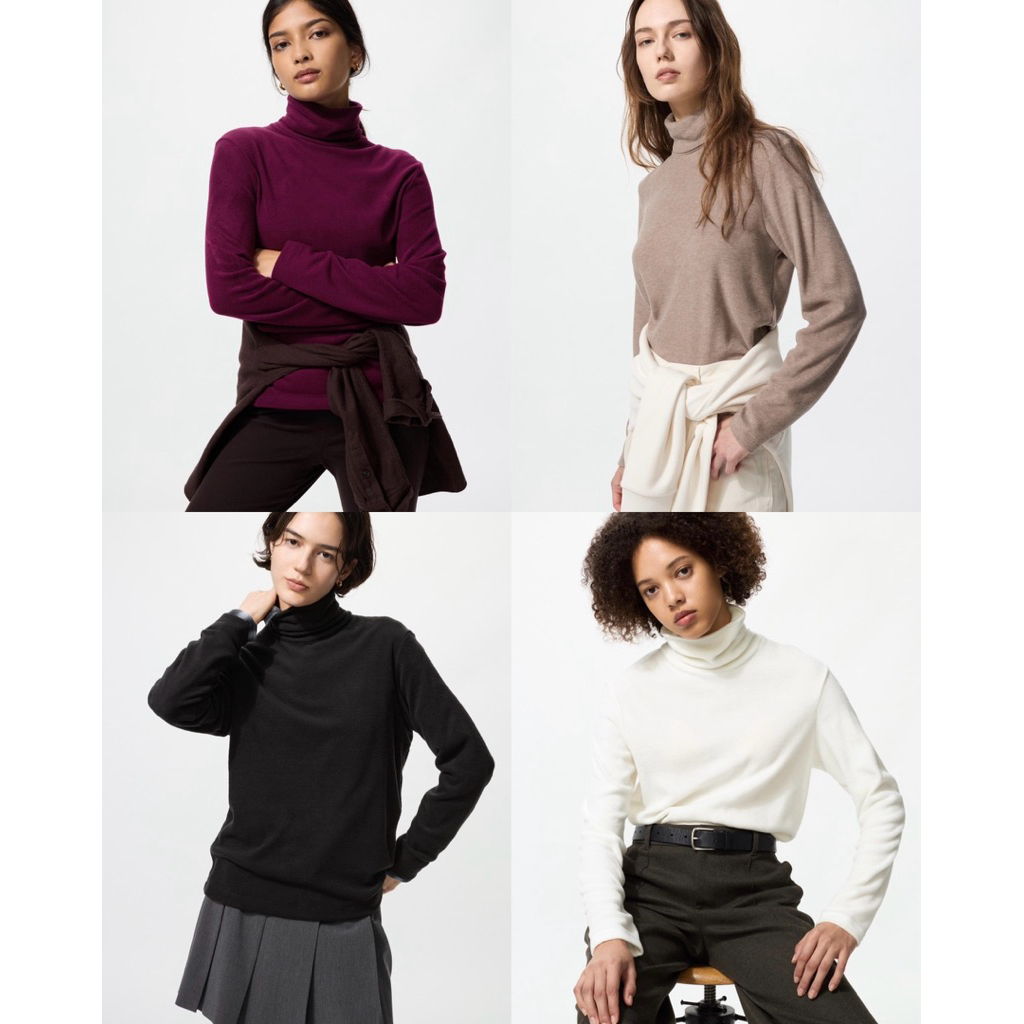UNIQLO HEATTECH Inner Turtleneck Kerah Tinggi JASTIP
