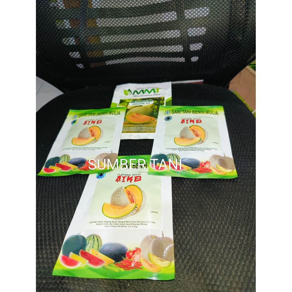 Benih Bibit Melon Aiko F1, Setara Delon 99% sama dr produsen benih sama sari Tani (MMT Beli kesana).