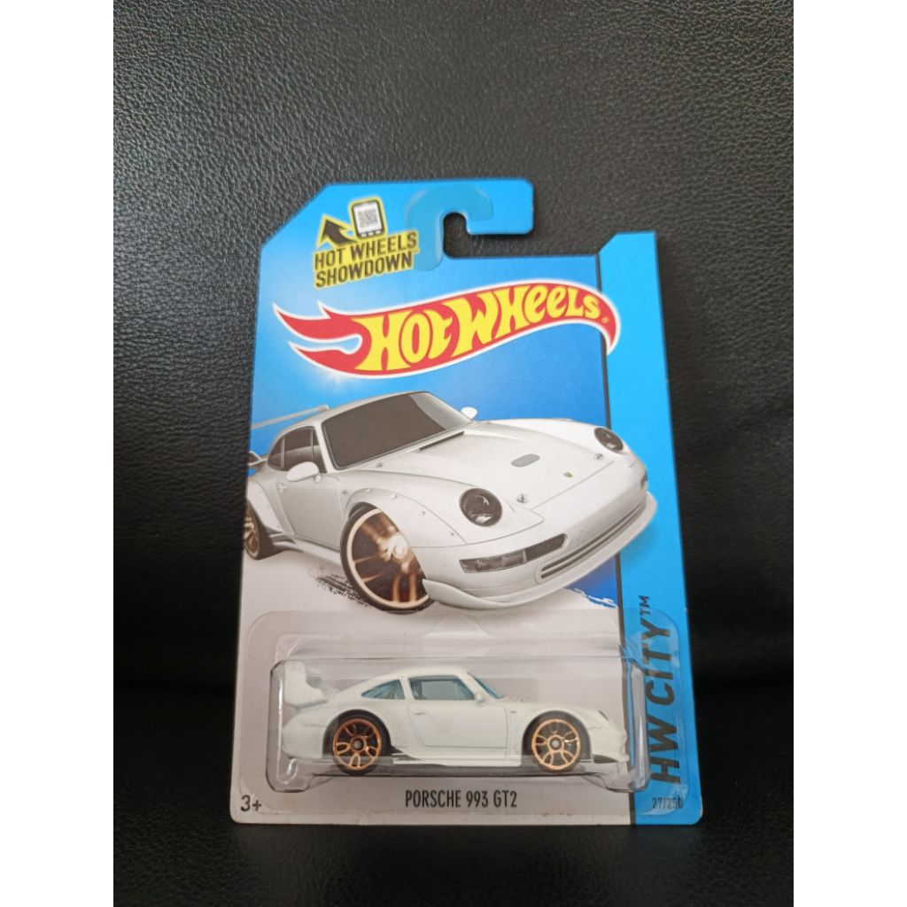 HOTWHEELS PORSCHE 993 GT2 WHITE