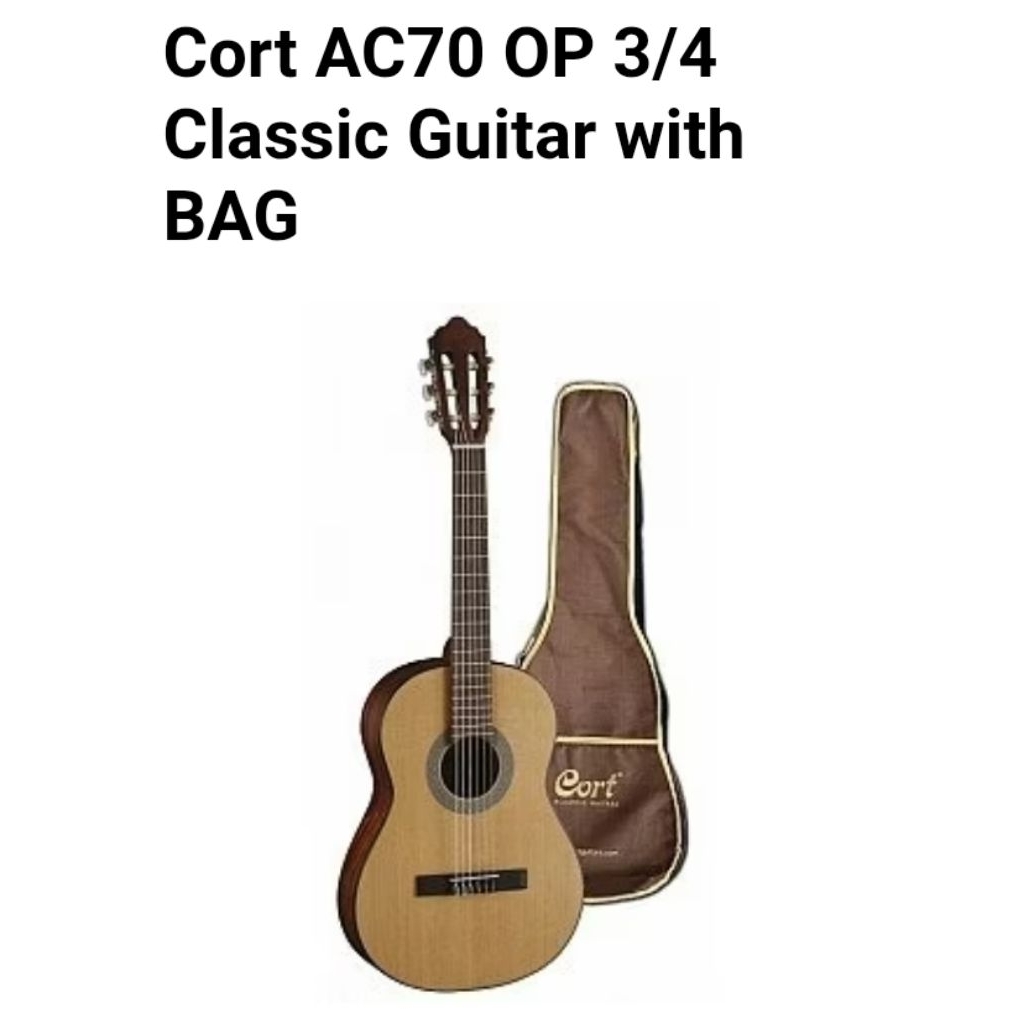Cort AC70 OP 3/4 Classic Guitar Original Second Berkualitas Minus Dent Kecil (foto5)