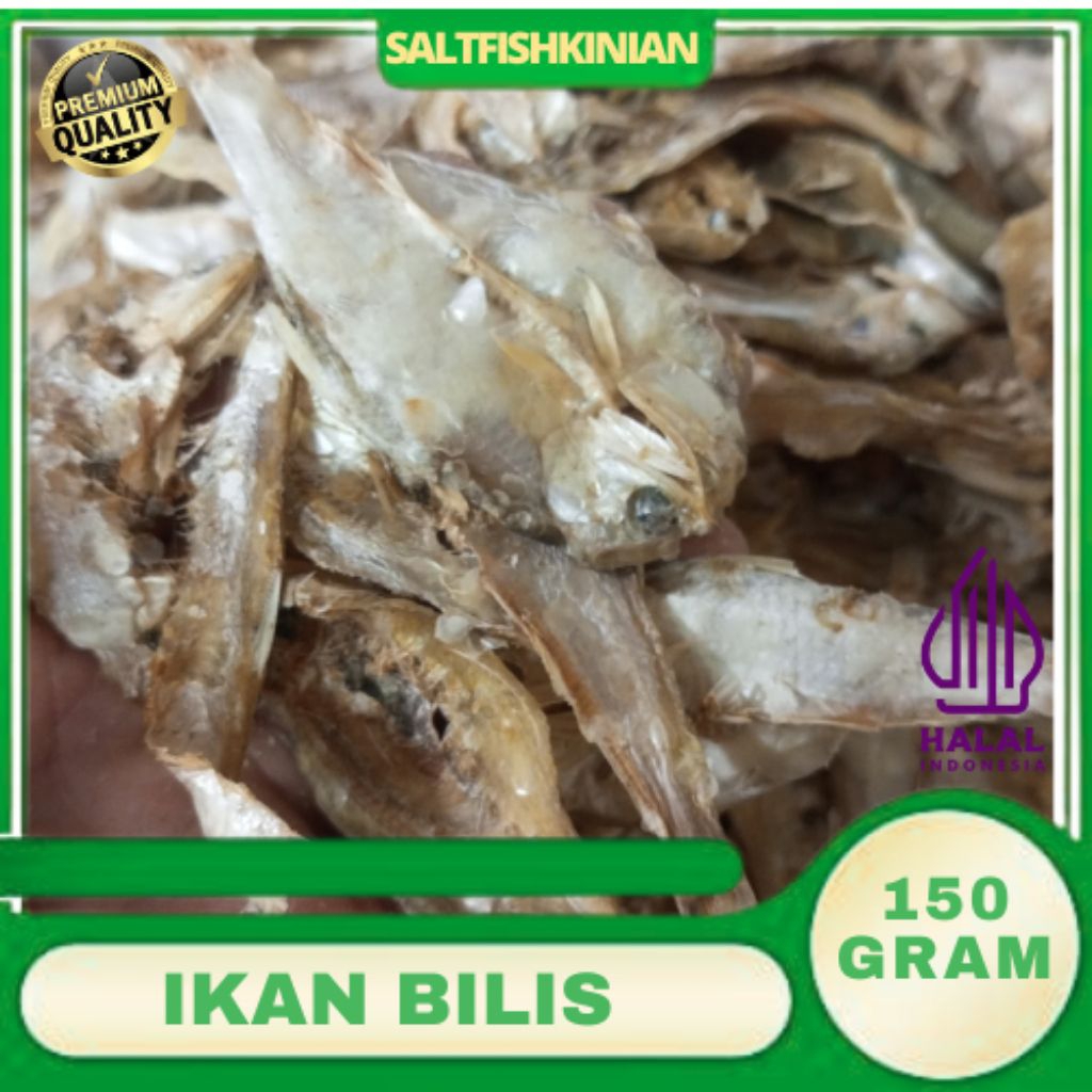 ikan asin Bilis segar 150 Gram/ikan asin/ikan bilis