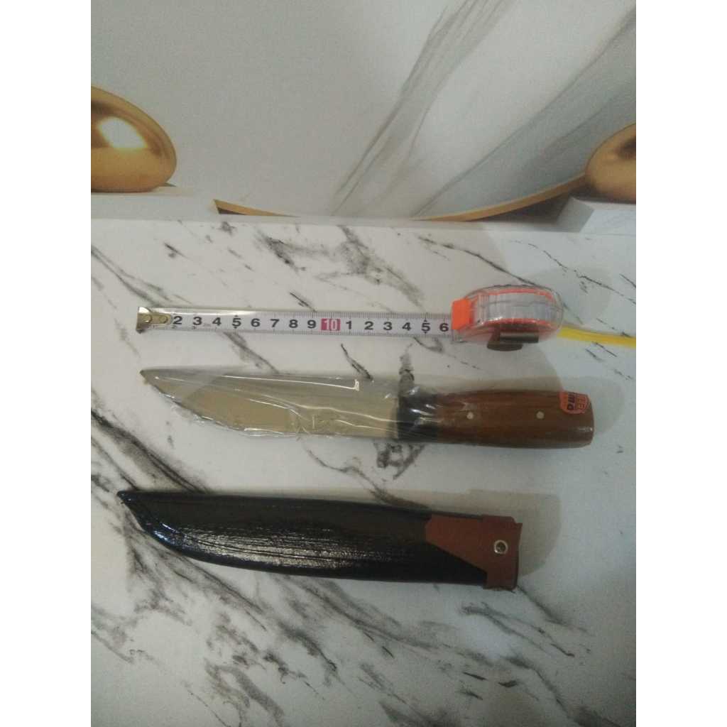 PISAU DAPUR PISAU SEMBELIH SAYAT DAGING GAGANG KAYU KECIL SUPER TAJAM ANTI KARAT