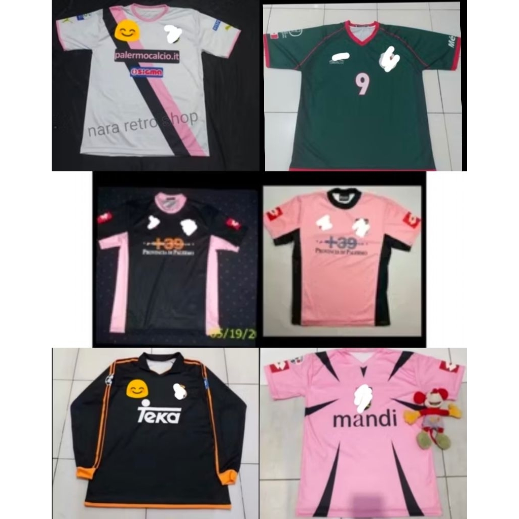 Jersey Madrit 1999 Away/Jersey Meksiko 2002/Jersey Palermo 2003 Home Away/Jersey Palermo 2006/Jersey