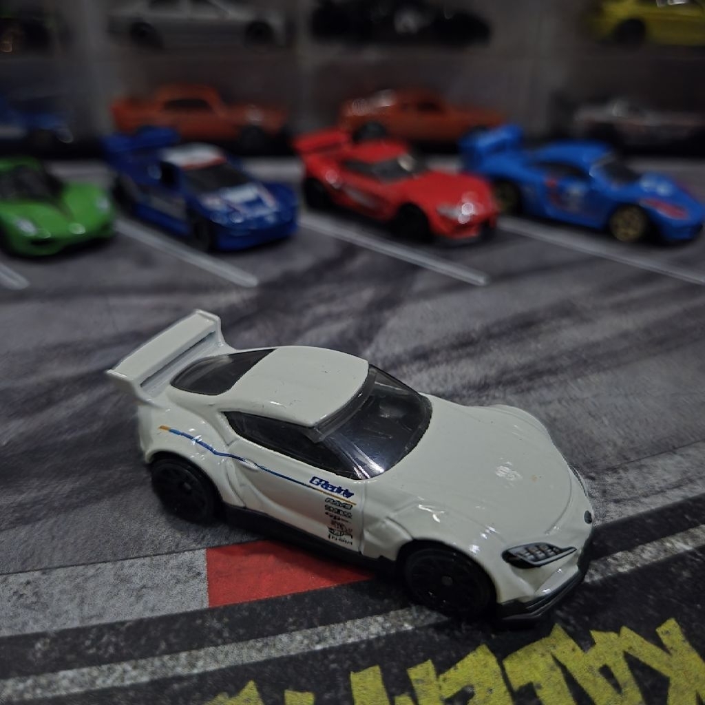 Hotwheels Loose Toyota Supra Greddy | White Color | HW Speed Graphics