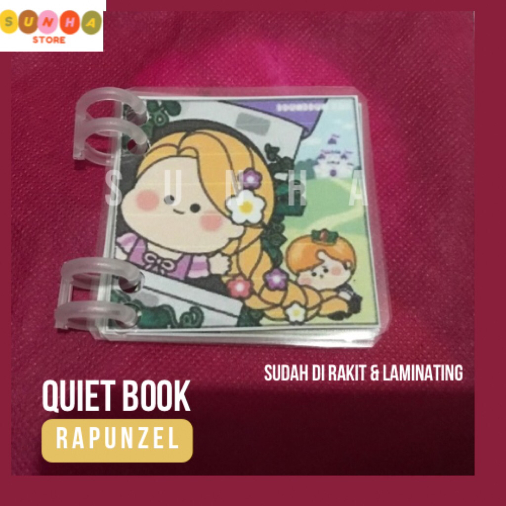 Quiet book Rapunzel / paper doll house Rapunzel / paper doll house rapunzel