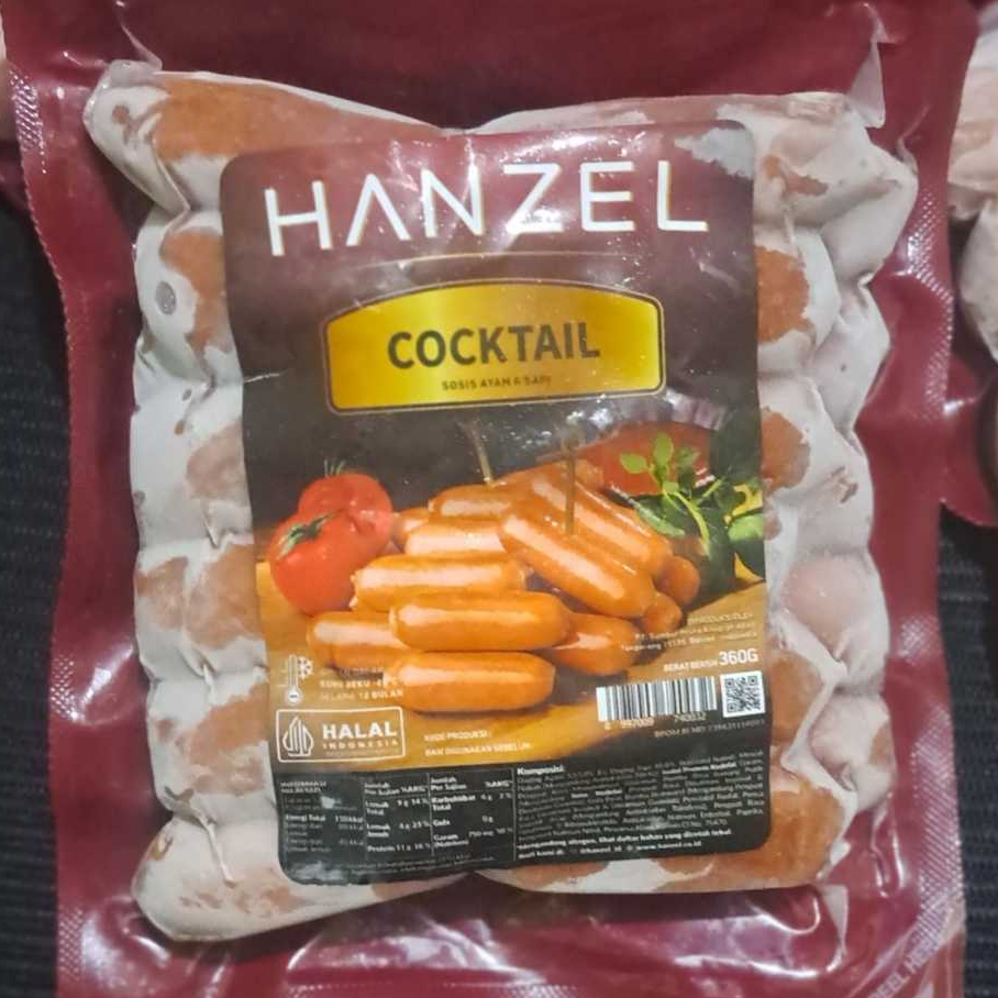Hanzel Cocktail Sosis Sapi Ayam 360gr