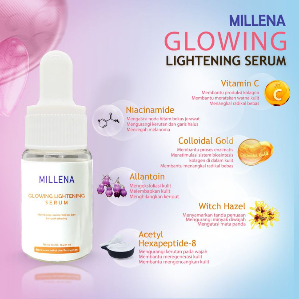 Millena Glowing Lightening Serum