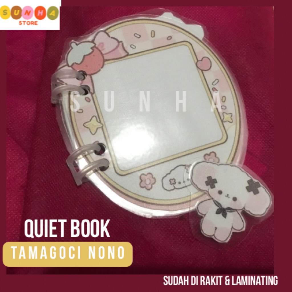 [5] Quiet Book Tamagoci nono / paper doll book tamagoci nono / paper doll house tamagotchi nono