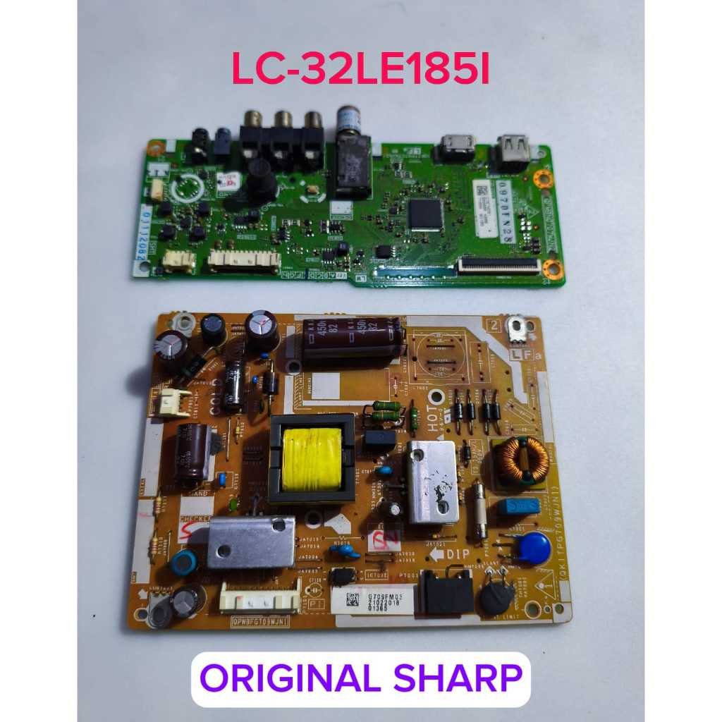 MB PSU Mainboard dan Psu satu paket tv Sharp LC-32LE185I lc-32le185i LC-32LE1851 lc-32le1851