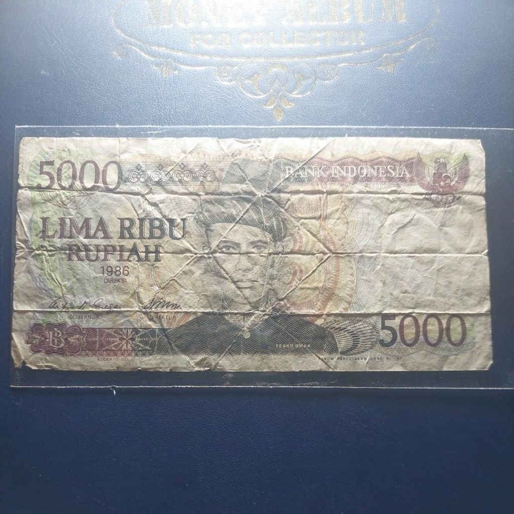 5000 rpiah teuku umar 1986 fine