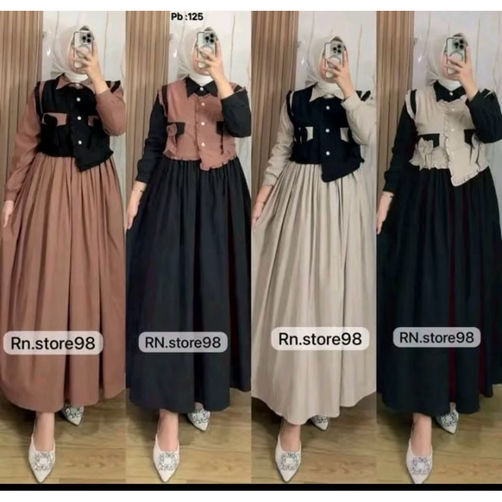 Gamis pesta cantik laila wanita terbaru bhan baby soft jeans strect velvet
