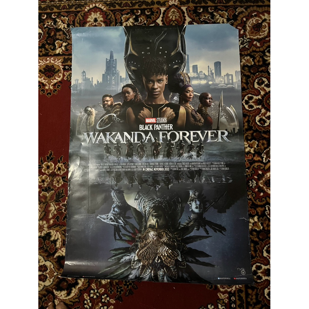 POSTER ORIGINAL MOVIE  POSTER FILM - WAKANDA - EX BIOSKOP INDONESIA