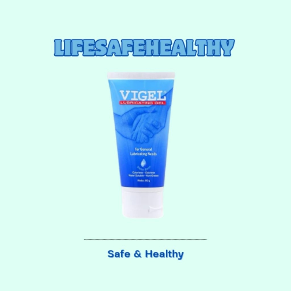 Vigel Lubricating Gel - 60 Gr Pelumas Pelicin Vigel