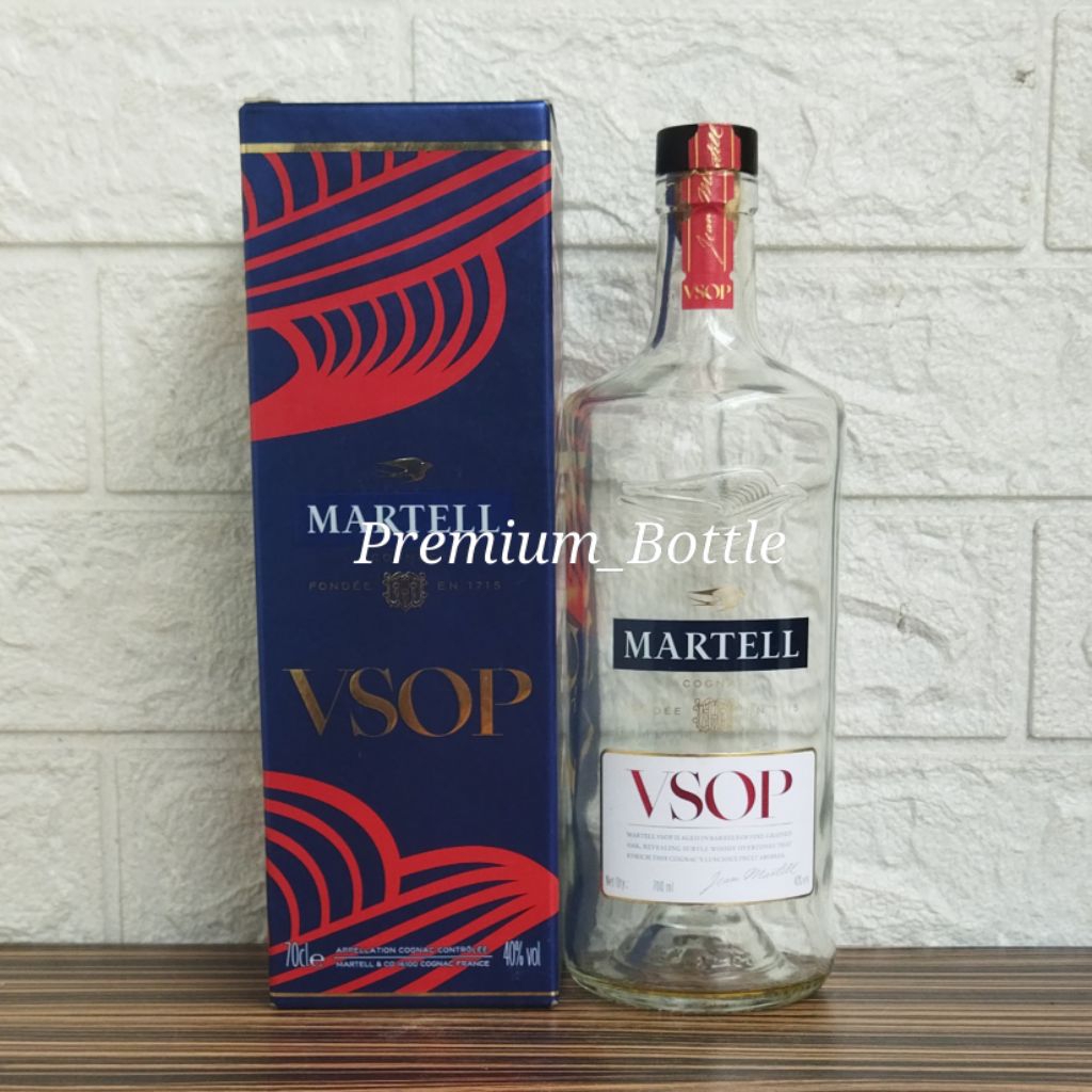 Botol Kosong Martell Vsop 700ml + Box