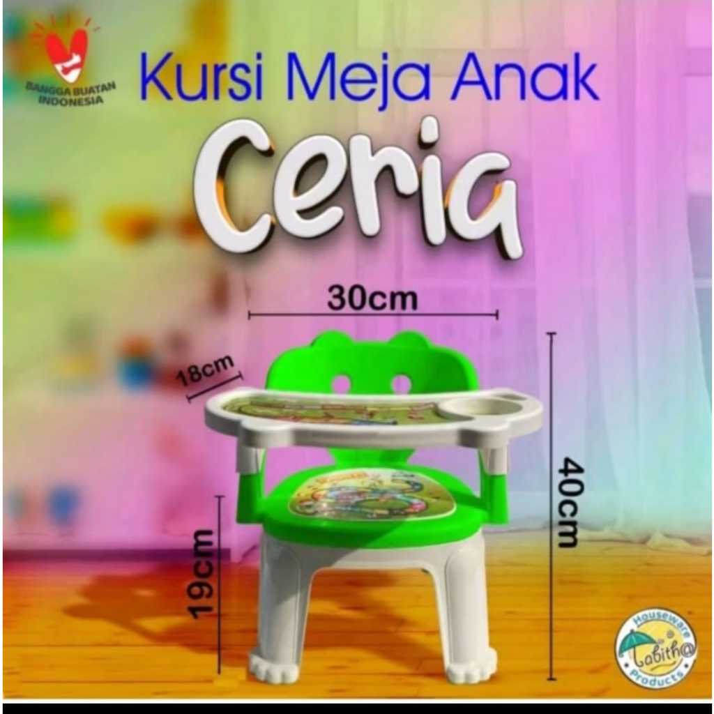 Kursi Meja Anak Ceria, bangku anak ceria+meja