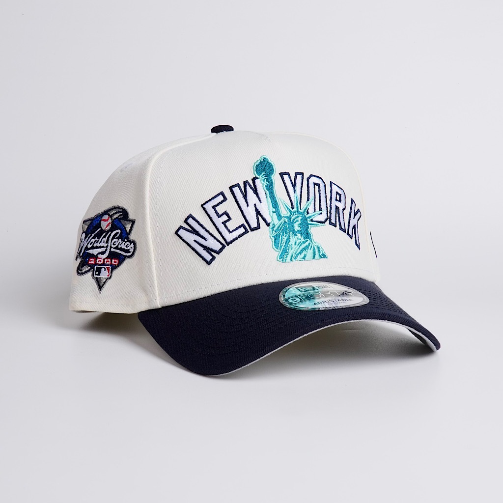 Topi New Era Original New York Yankees World Series 2000 Chrome Two Tone