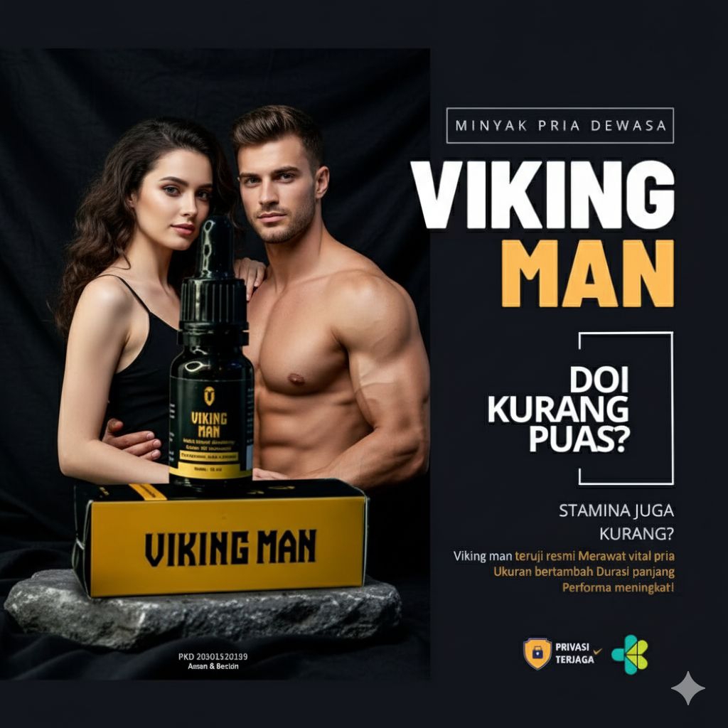 Viking Man Oil Minyak Jarak Mayapulut Herbal Original