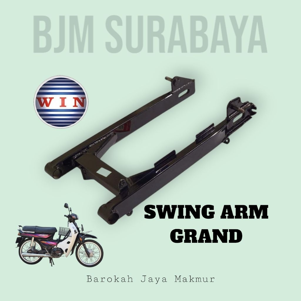 BJM MTR - Swing Arm Astrea Grand Sabit Bulus Legenda Impressa Hitam WIN | swing arm