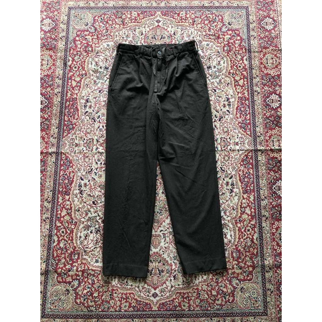 Celana Uniqlo pleated trouser wide tuck pants HG868