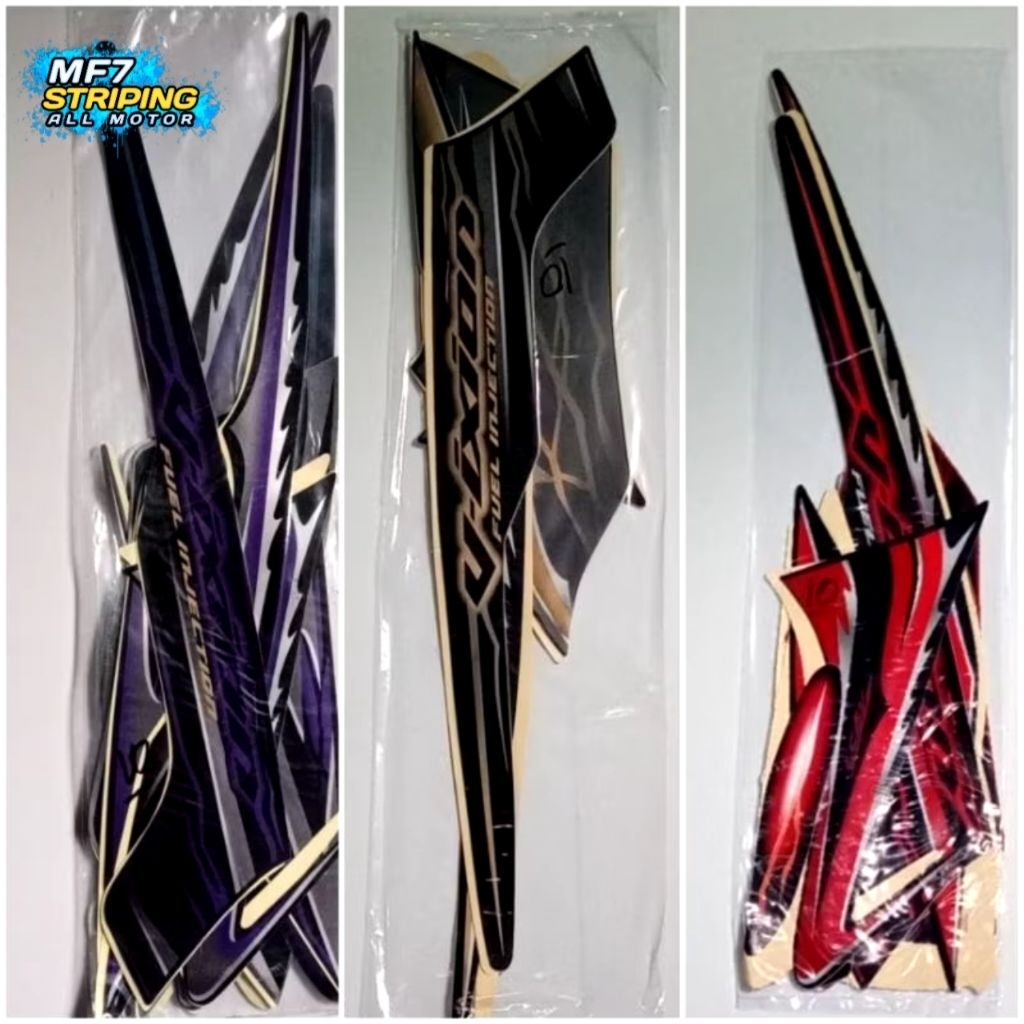 STRIPING ORIGINAL VIXION OLD 2010 FULL BODY FULLSET LENGKAP BISA COD