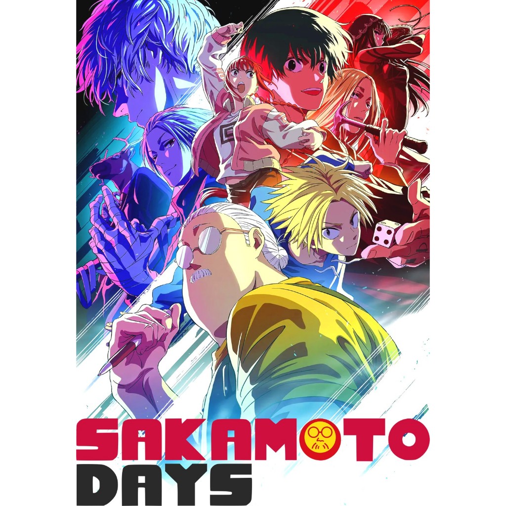 POSTER BIGSIZE ANIME 50 X70 CM SAKAMOTO DAYS KAIJU NO.8 MAKOTO SHINKAI