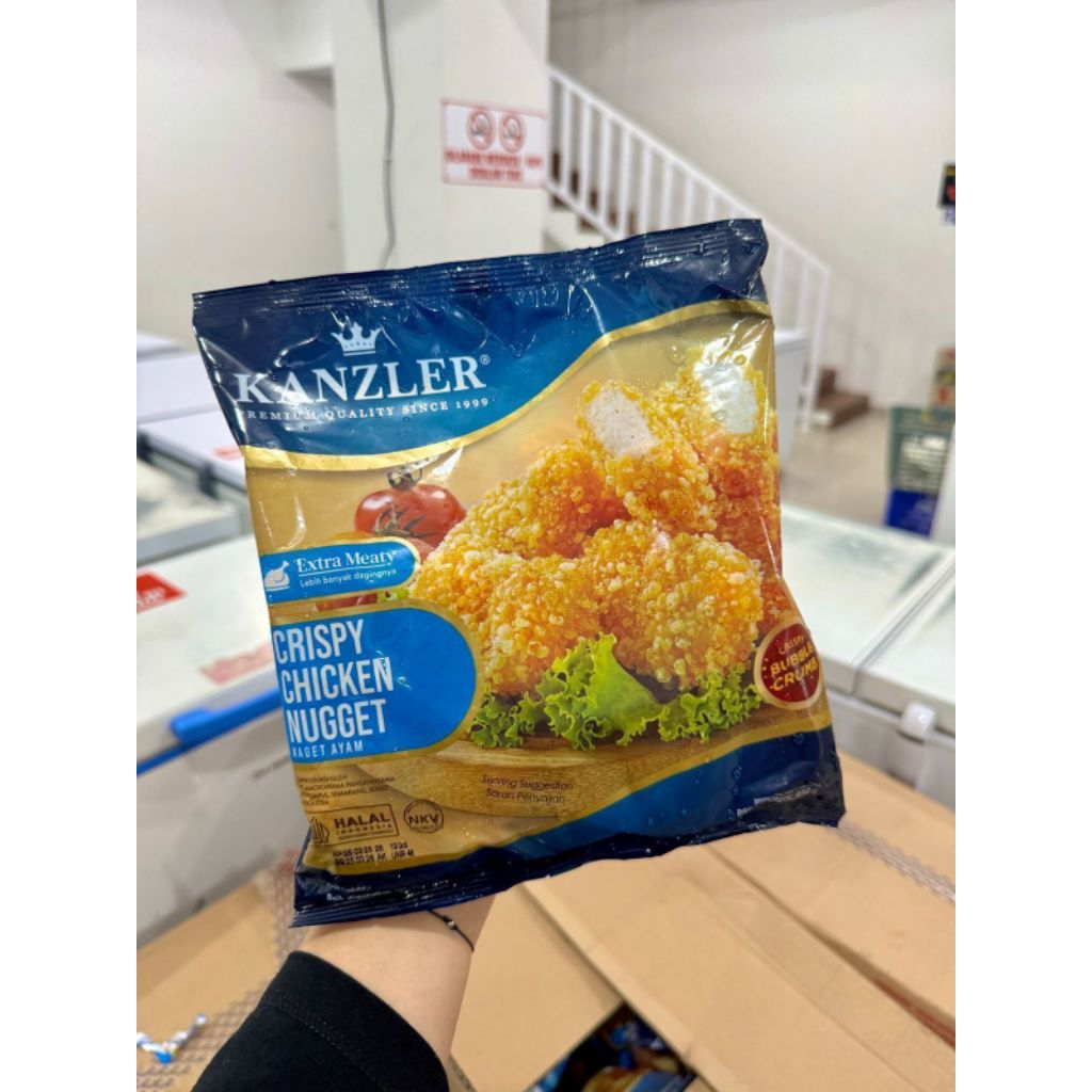 Nugget Kanzler / Kanzler Crispy Chicken Nugget Buble Crumb 450 gram