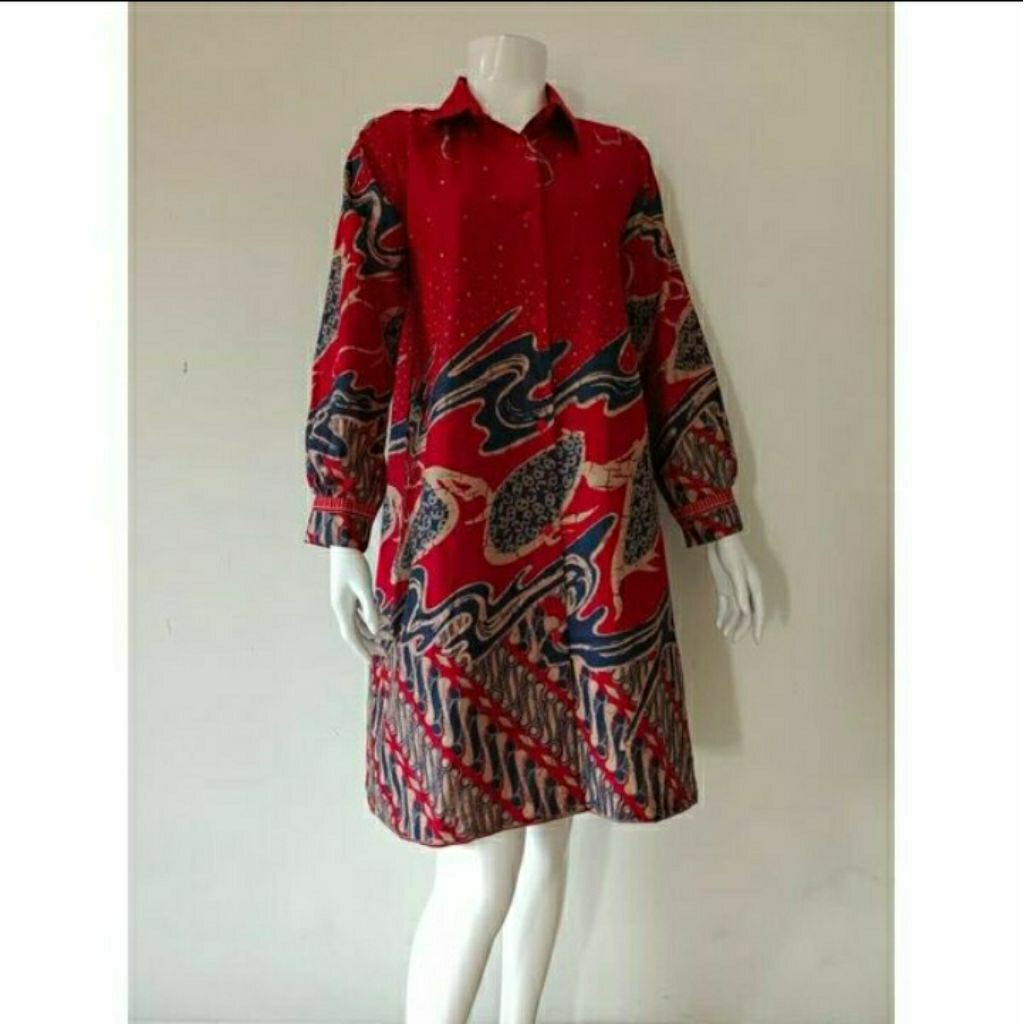 Tunik Gandari Batik Solo Tunik Batik Wanita