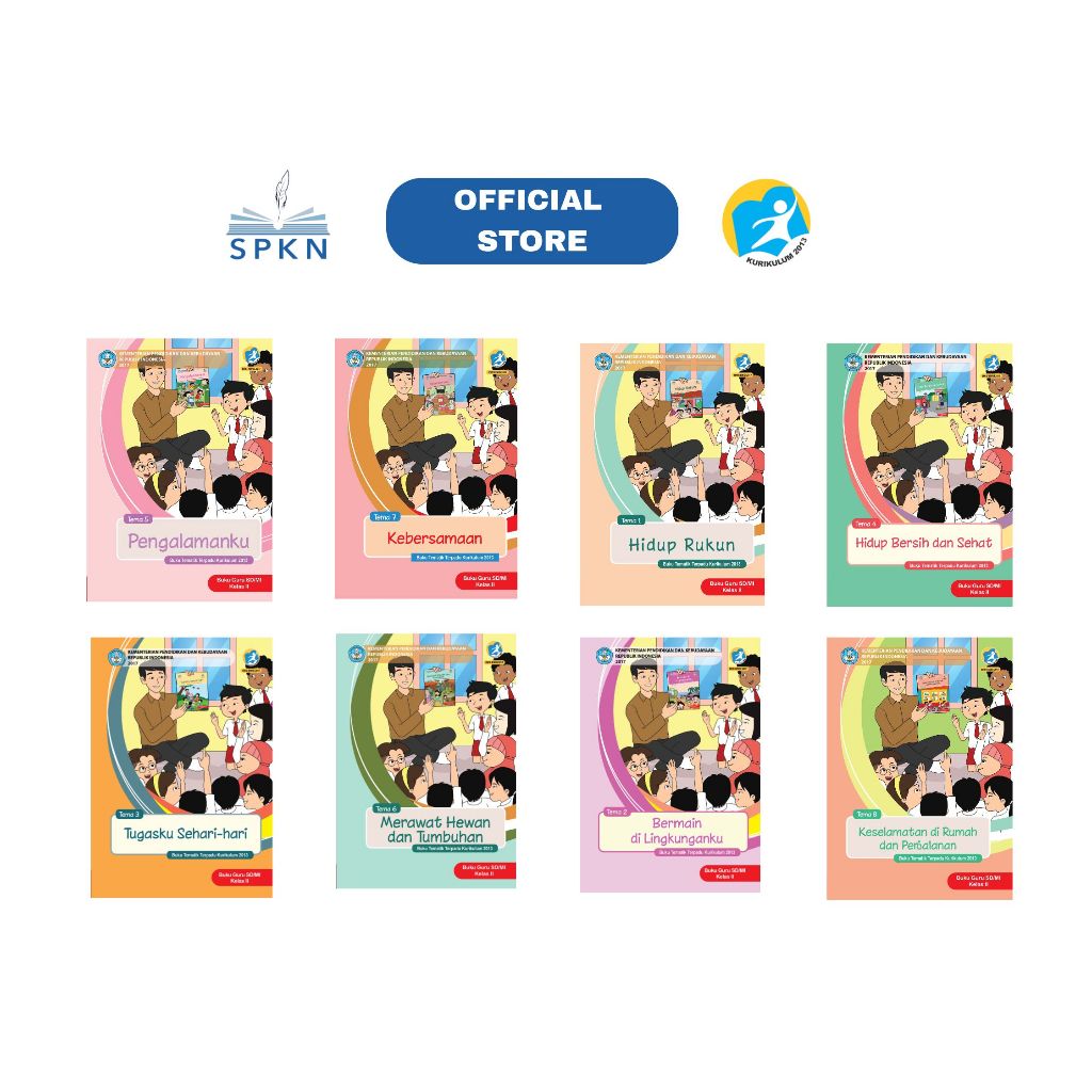 Buku Guru Tematik SD/MI Kelas 2 Tema 1-8 KEMDIKBUD