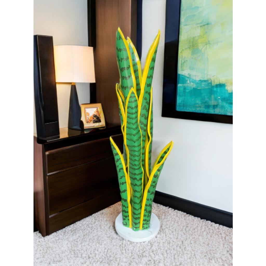 Tanaman Artifisial Lidah Mertua - Natural - (Sansevieria) – Tinggi 60cm- TpotLM