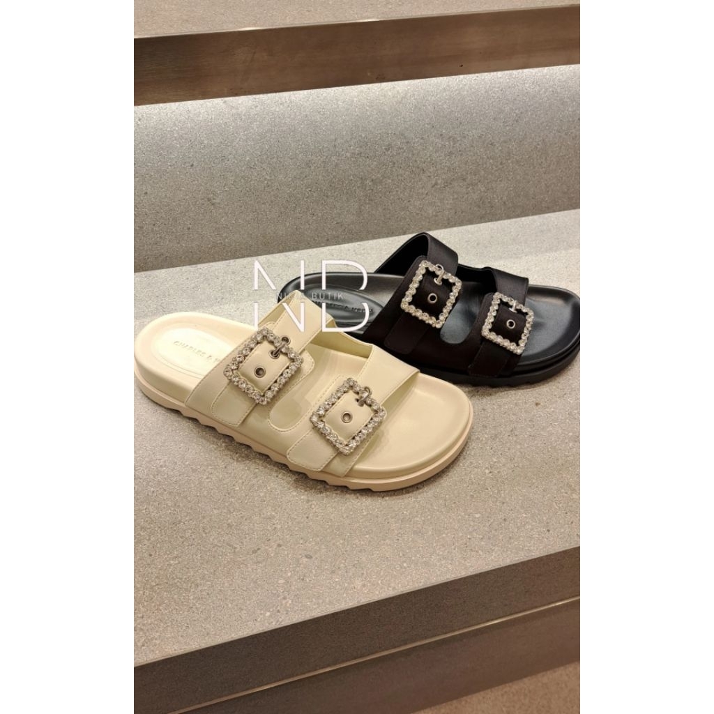 Sandal ck double strap chain