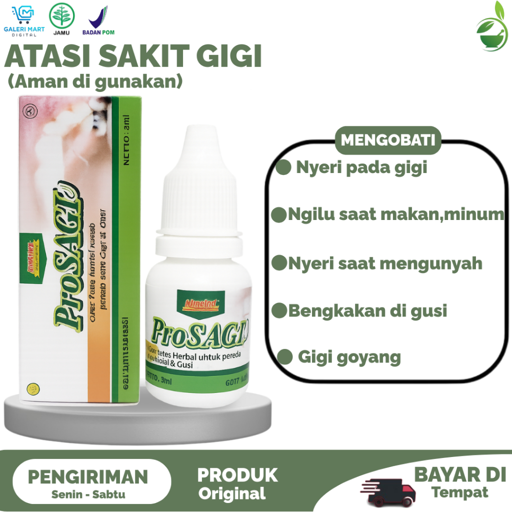 Prosagi - Obat Tetes Sakit Gigi Berlubang Dan Gusi Ampuh Hilang Permanen