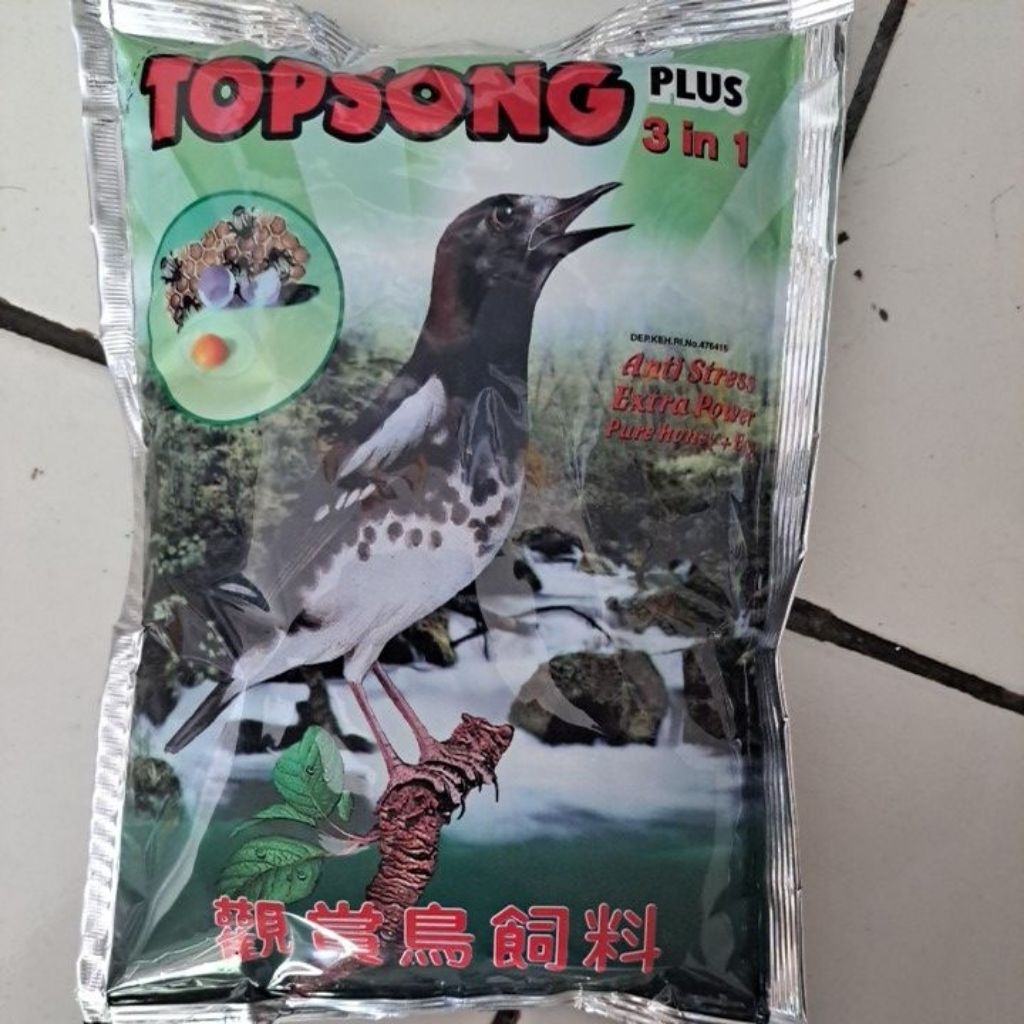 topsong makanan burung kicau