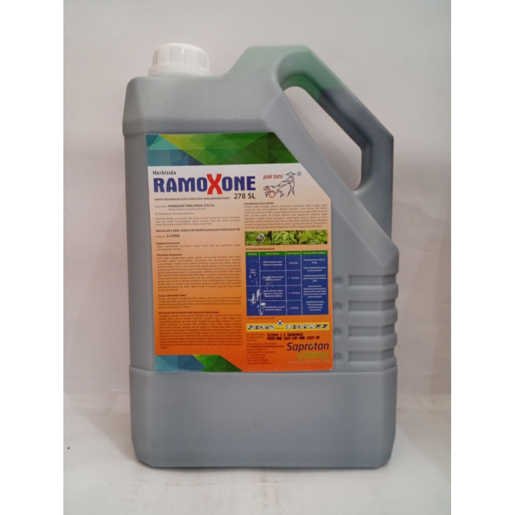 Herbisida kontak RAMOXONE 278SL 5 Liter