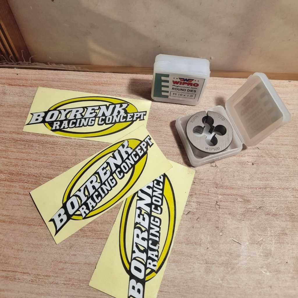 Mata Senai M10 x 1.0 M10 x 1,0 Drat Luar Baut Mata Snei Snai Dies Head M10x1.0 M10x1,0 M10 x 1 Wipro