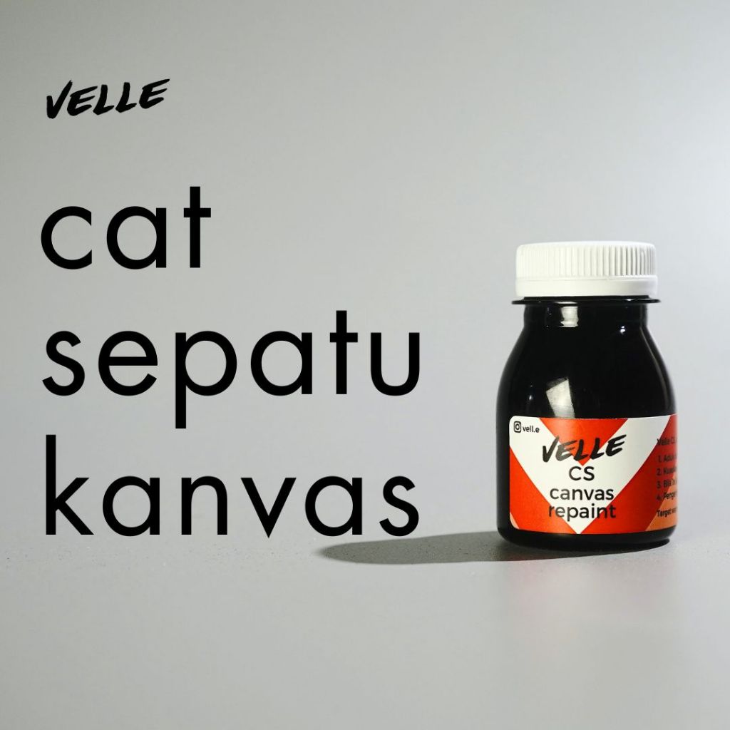 Cat Sepatu Kanvas Permanen Anti Luntur - Velle CS - Repaint ke Topi Kanvas
