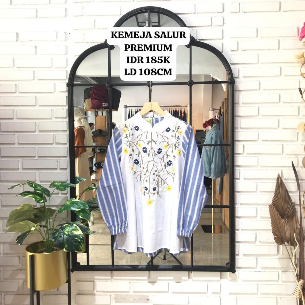 KEMEJA SALUR WANITA PREMIUM/KEMEJA SALUR CEWEK KEKINIAN