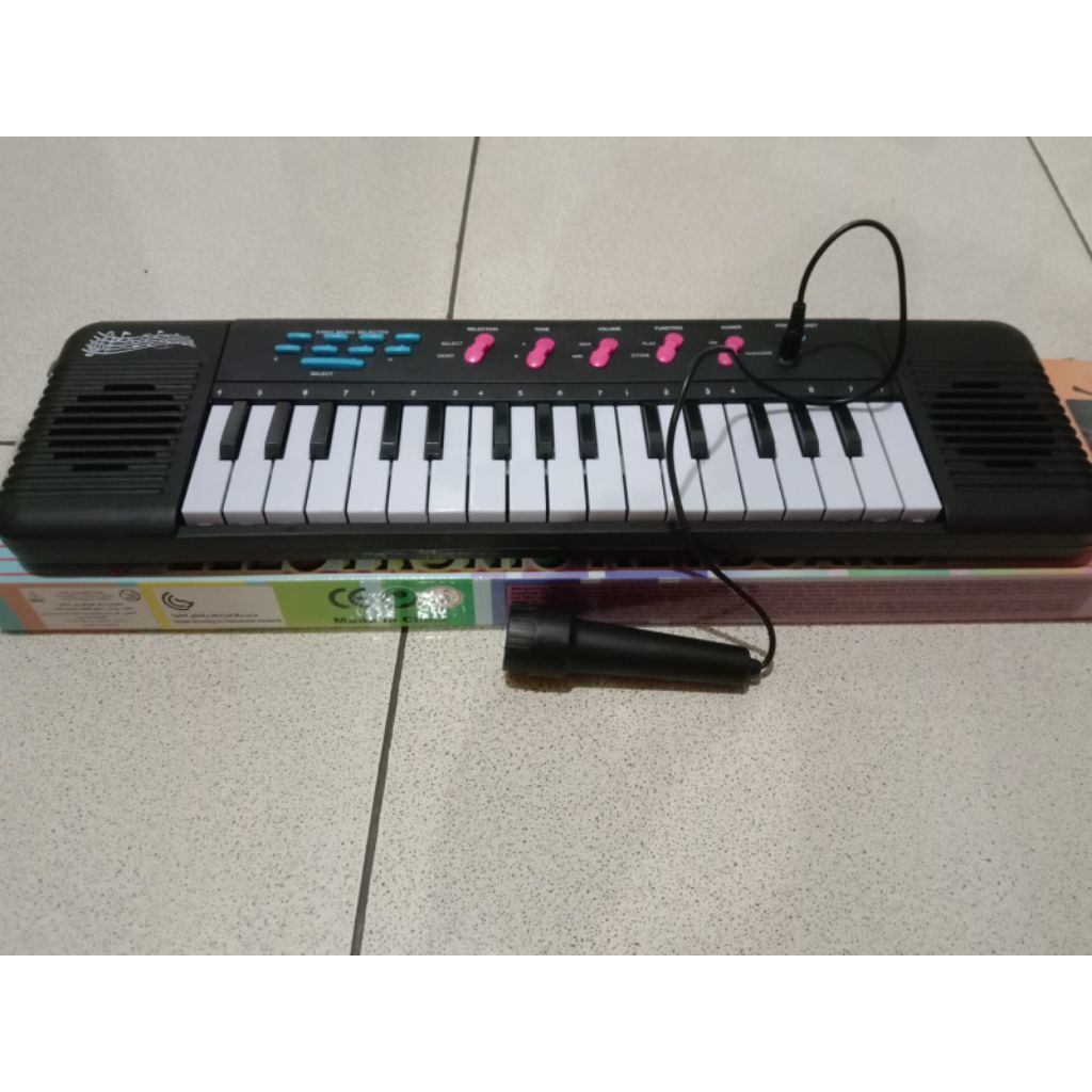 Mainan Piano Elektrik 32 Kunci Suara Terumpet Electric Keyboard Mainan Edukasi Anak