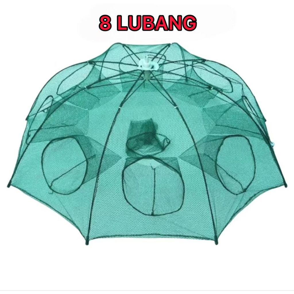 Perangkap ikan / Bubu ikan / jebakan Ikan udang Hexagonal 12 16 8 Lubang