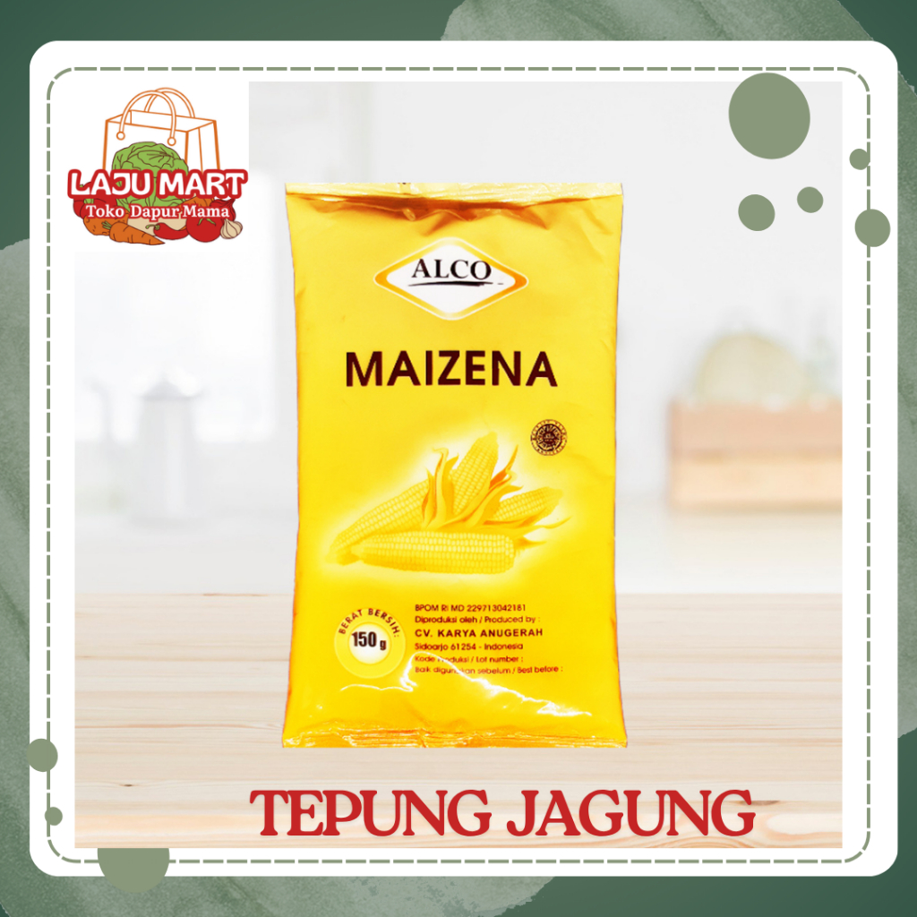 TEPUNG JAGUNG MAIZENA SACHET 150g by alco