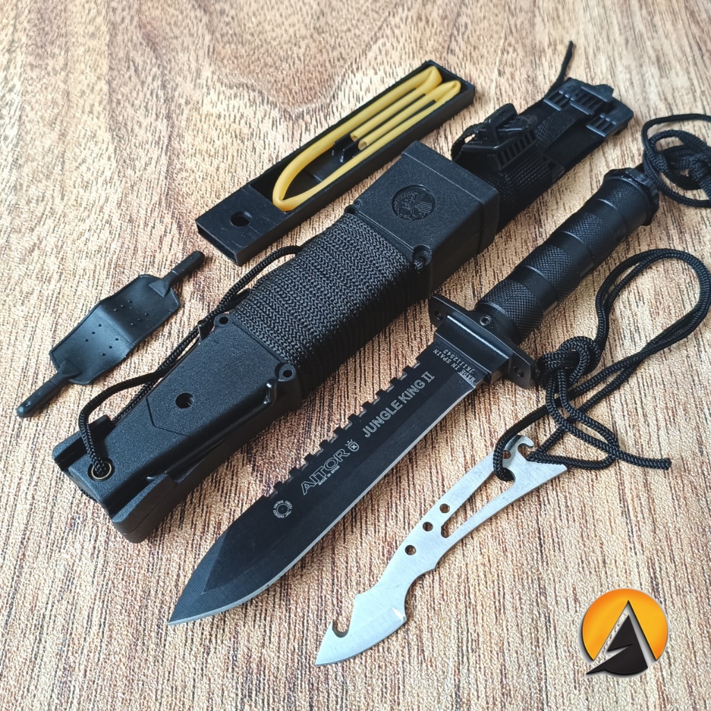 Pisau Camping Outdoor Survival Aitor Jungle King 2 JK-60517