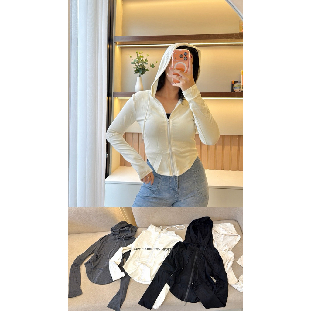 HOODIE TOP-  LUXURIOUS