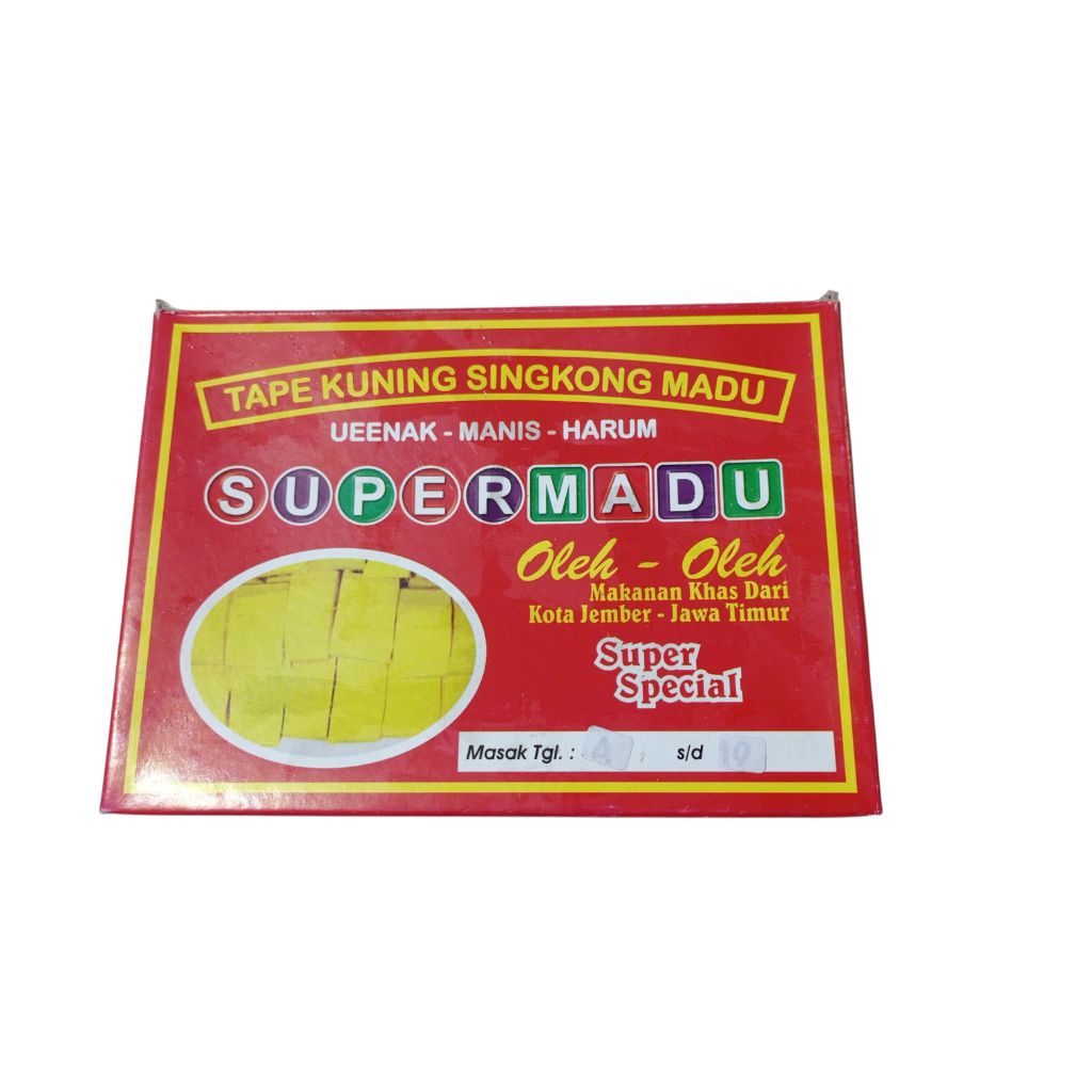 Tape Kuning Singkong Madu Super Madu – Oleh-Oleh Khas Jember, Super Manis & Harum
