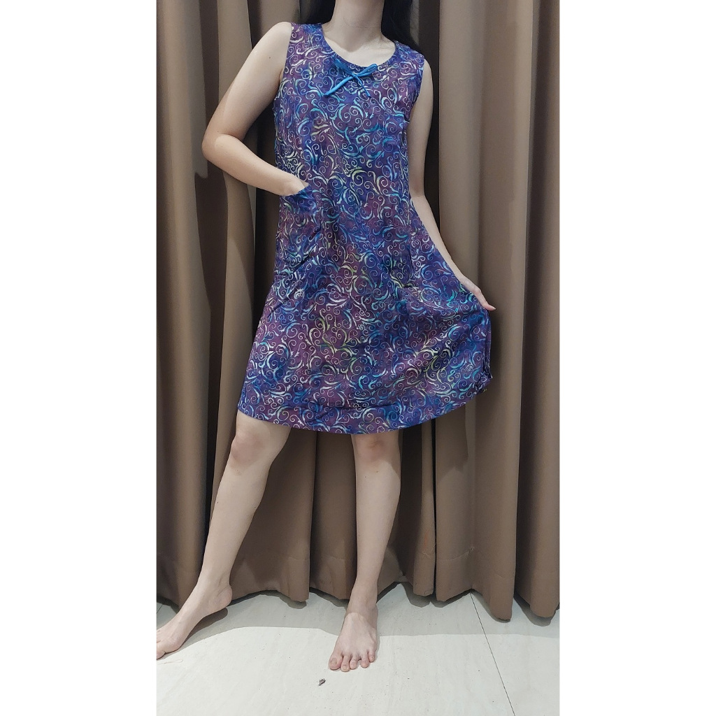 Baju Tidur Anita Batik Daster Size S Tanpa Lengan