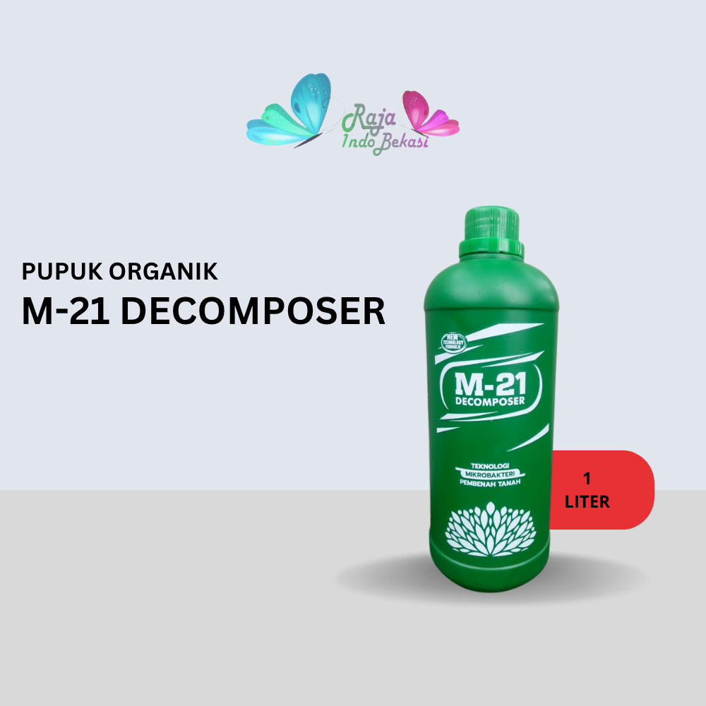 M21 Decomposer 1 Liter Pupuk Pembenah Tanah M-21 Pupuk Tanah - Pupuk Penyubur Tanah -, Mikroba 3X le