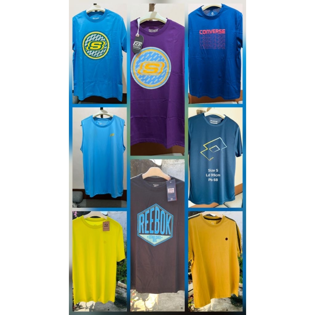 KAOS KATUN/ DRY FIT MAN SPORTS STATION ORIGINAL STORE