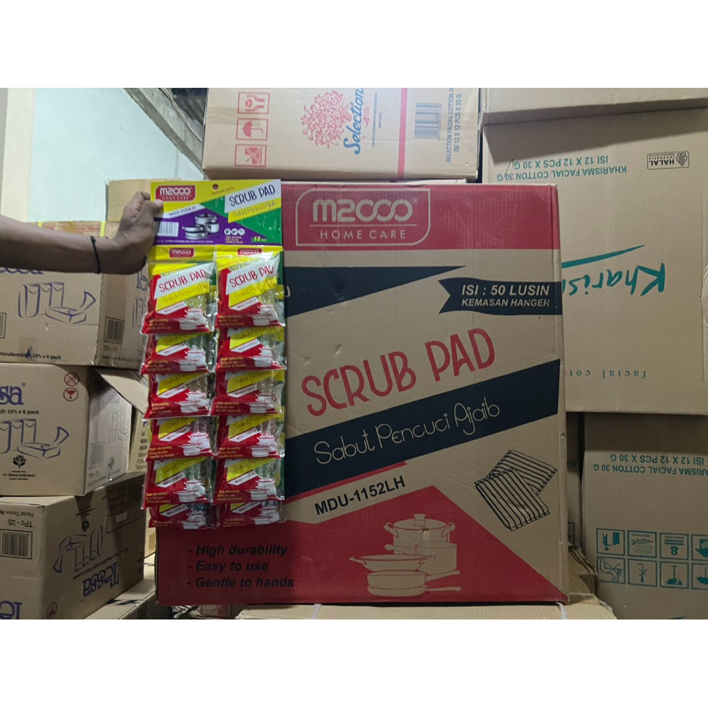 BUSA CUCI PIRING M2000 / SABUT CUCI PIRING [ 1 DUS ISI 50 LEMBAR ]